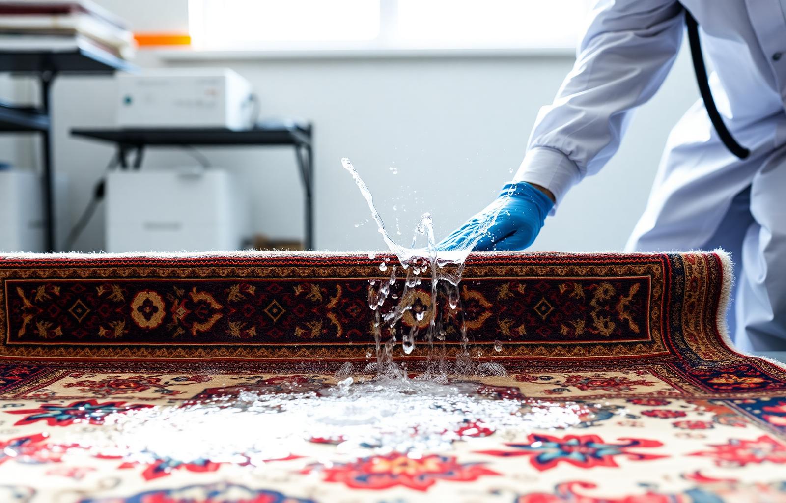Lavaggio specializzato di tappeti orientali